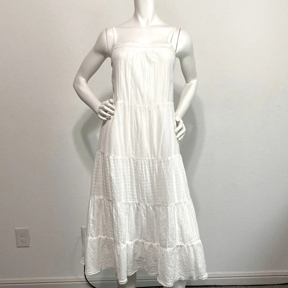 Heartloom Revolve Jilly Midi White Dress Size M - Picture 3 of 10